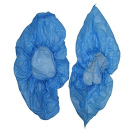 Discounted Cleaning Supplies Disposable Overshoes Blue - Pack of 100