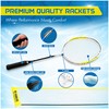 Complete Portable Badminton Set Large - Quick & Easy Setup