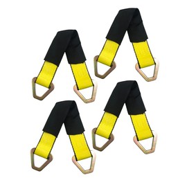 Pack of 4, 2" 3,333 lbs. Working Load Limit Premium axle Strap, Race Car Carrier Hauler Trailer Tow Truck Wheel Tie Down…(4 Pack 36")