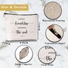 GREOXG Christian Makeup Bag, A Sweet Friendship Refreshes the Soul,