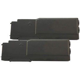 TONER EXPERTE® 106R02232 Pack of 2 Black Toner Cartridges compatible for Xerox Phaser 6600 6600DN 6600N WorkCentre 6605 6605DN 6605N (8000 Pages)