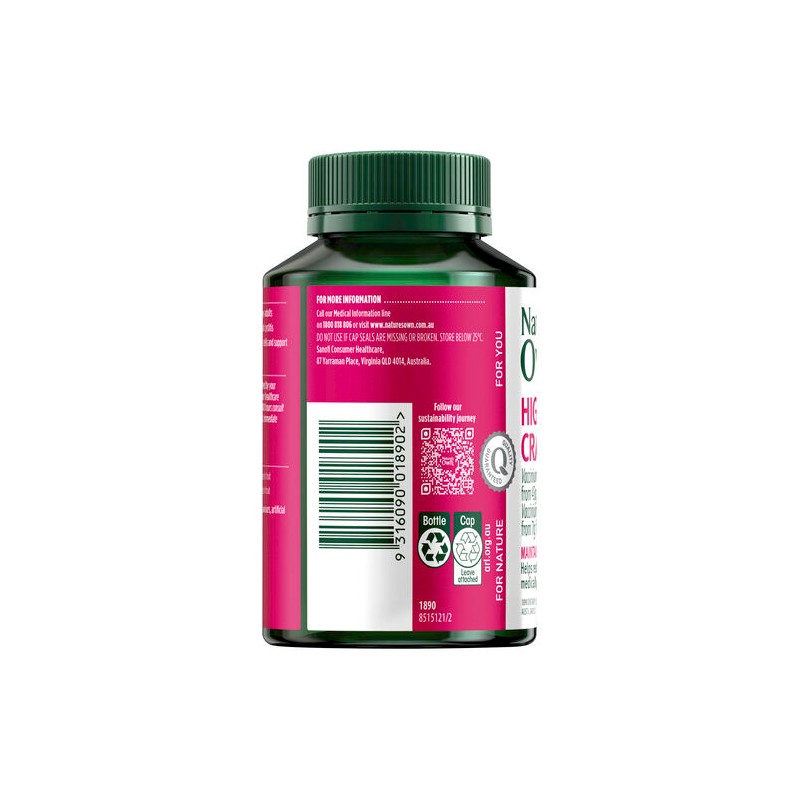 Nature's Own High Strength Cranberry 50,000 90 Capsules