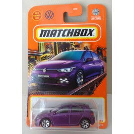 MATCHBOX  1/64 VW VOLKSWAGEN 2021 GOLF GTE DIECAST CAR PURPLE  2023 NEW NIP
