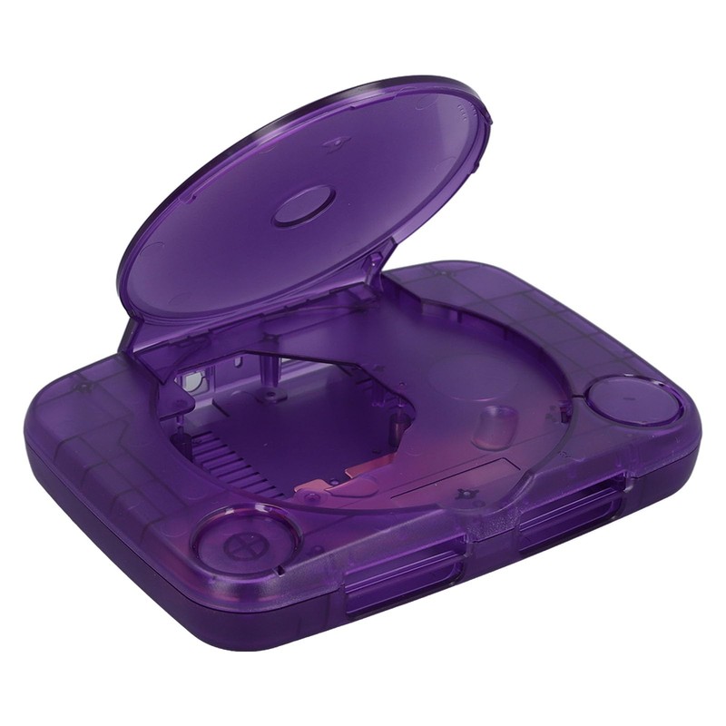 GOWENIC Carcasa de Repuesto para Consola Retro Translúcida, Carcasa Completa
