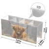 Sletend Highland Cow Cattle Acrylic Pencil Pen Holder Desk Accessories
