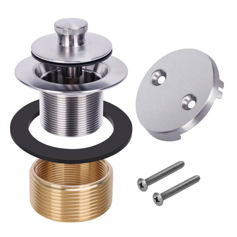 PRIMSOPH Lift Turn Tub Drain Trim Kit with Two Hole
