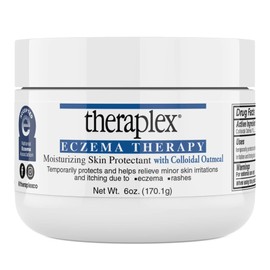 Theraplex Eczema Therapy (6 oz) - Moisturizing Skin Protectant with Natural Colloidal Oatmeal, Noncomedogenic, and Hypoallergenic, Fragrance-Free - National Eczema Association Seal of Approval