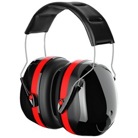 flintronic Ear Defenders Adults, 28dB Protection Noise Cancelling Headphones, Protective Earmuffs, Noise Cancelling Headphones Earmuffs with Adjustable Headband for Shooting Gardening Working