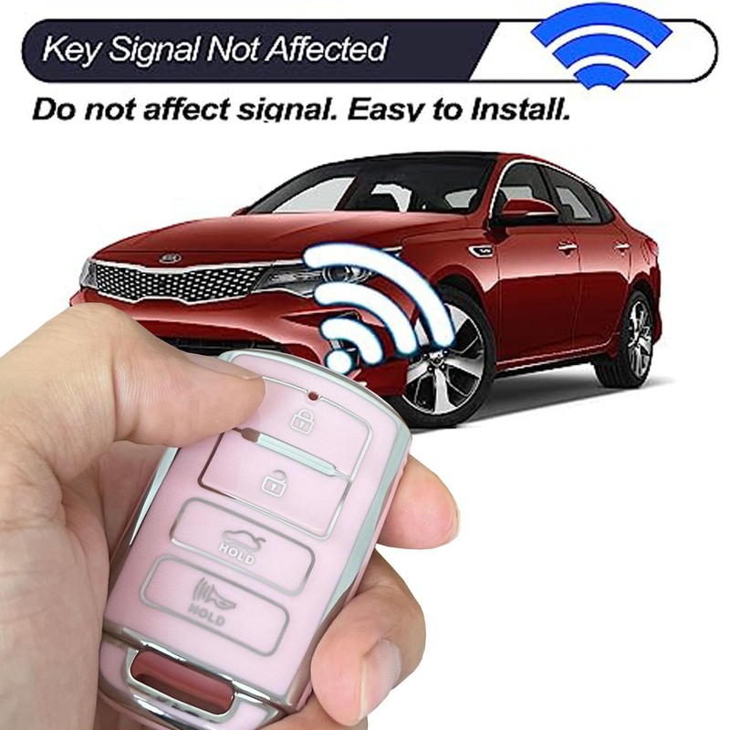 WENHENI Keyless Entry Systems Key for Kia Key Fob Cover