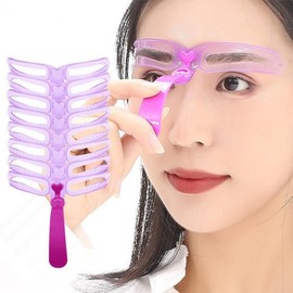 8-Piece Eyebrow Shaping & Drawing Kit Eyebrow Stencil 6ea