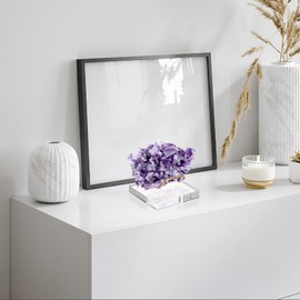 Hipiwe Metal Display Stand with Acrylic Base, Gold Business Card Holder Stand Acrylic Rock Easel Stand for Fossil Coral Mineral Geodes Agate Small Collectibles,3.2"x3.2"x2.8"