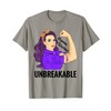 Eczema Warrior Unbreakable Awareness T-Shirt