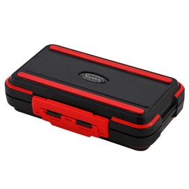 Waterproof ABS Fishing Tackle Box with 30 Compartments - Multifunctional Fishing Organizer for Hooks, Bait, Lures & Fishing Accessories, Portable & Durable Storage Box (Black)