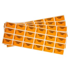 Blumberg Exhibit Labels and Stickers; 1-1/2" x 3/4"; 96 Labels per Package; 40 Titles for Plaintiff, Petitioner, Defendant, Respondent, Blank, etc.; Many Colors (Defendant’s Exhibit Yellow)