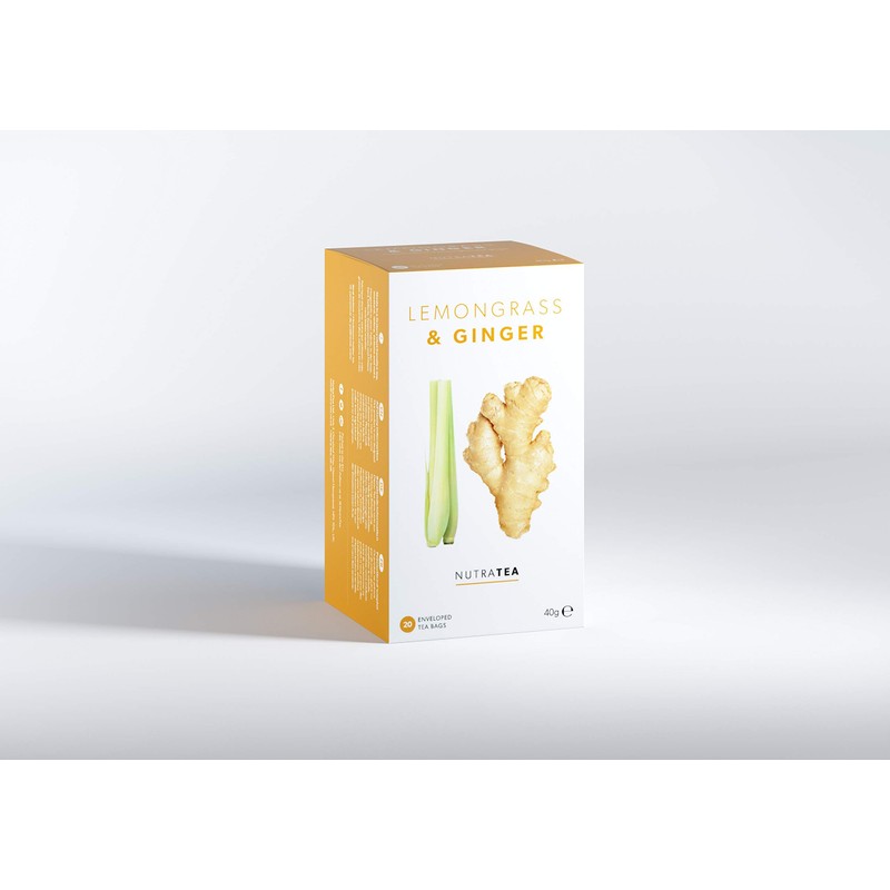 Nutra Tea - Lemongrass & Ginger Tea - 40 Tea