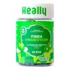 Heally Fibra Y Probióticos, 72 Gomitas, Vitaminas 216g Sabor Manzana Kiwi