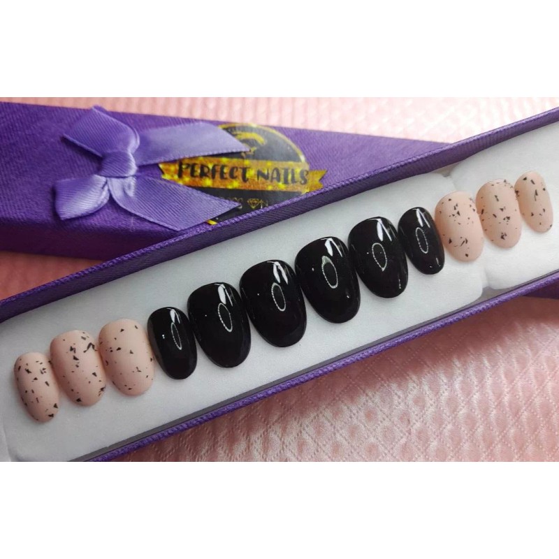 Perfect Nails Press On Uñas Postizas Press On Cortas