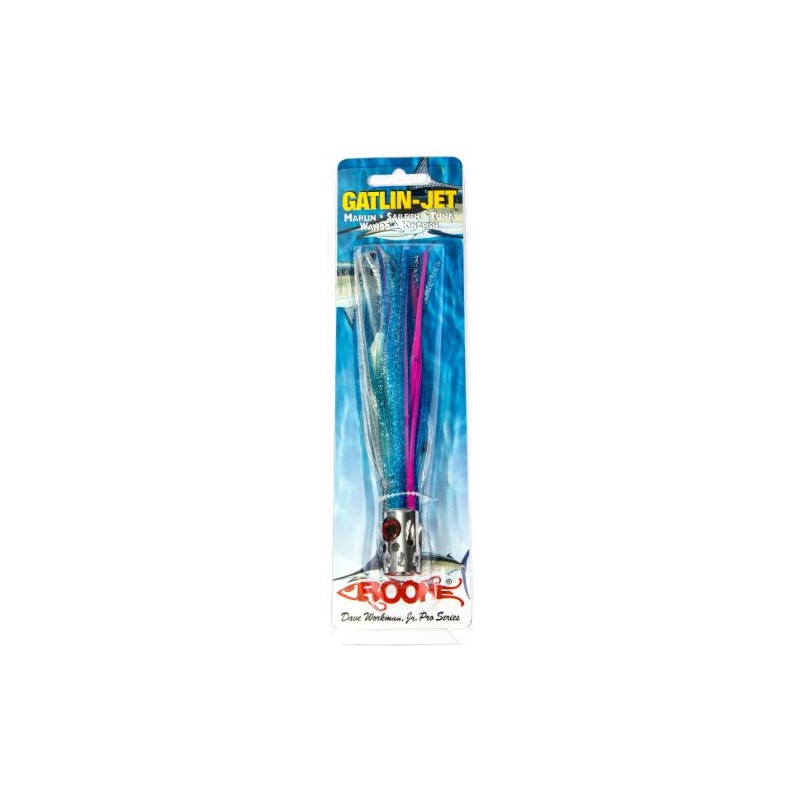 Boone Gatlin Jet Rigged Lure, Blue/Silver/Pink, 2 3/4-Ounce