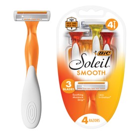BIC Soleil Disposable Razor, Women, 4-Count (Pack of 6) by BIC
