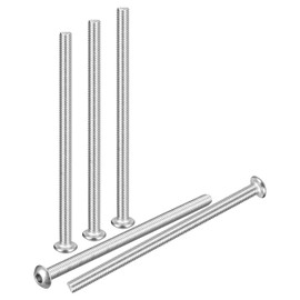 DTGN M4-0.7x75mm Button Head Socket Cap Screws - 10Pack - Good for Road Bicycle, Mountain Bike, Auto, Motorcycle - 304 Stainless Steel Whitewashed - Hex Socket Drive Fasteners