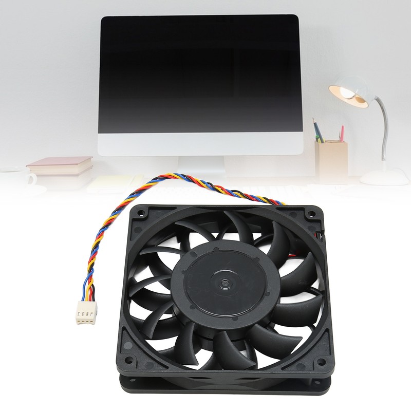 120mm Computer Case Fan Double Ball Bearing Support PMW Temperature