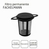 Filtro permanente per il tè Fackelmann, Infusore con Coperchio e