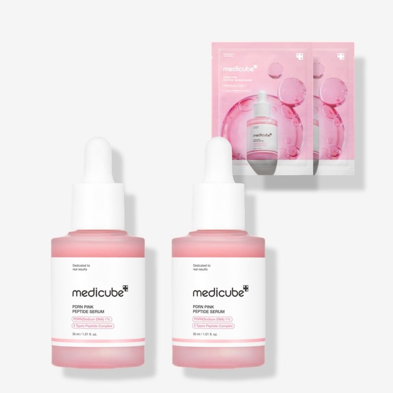 Medicube Pink Trace Whitening 30ml (1&1)PDRN Ampoule 2ea / 메디큐브