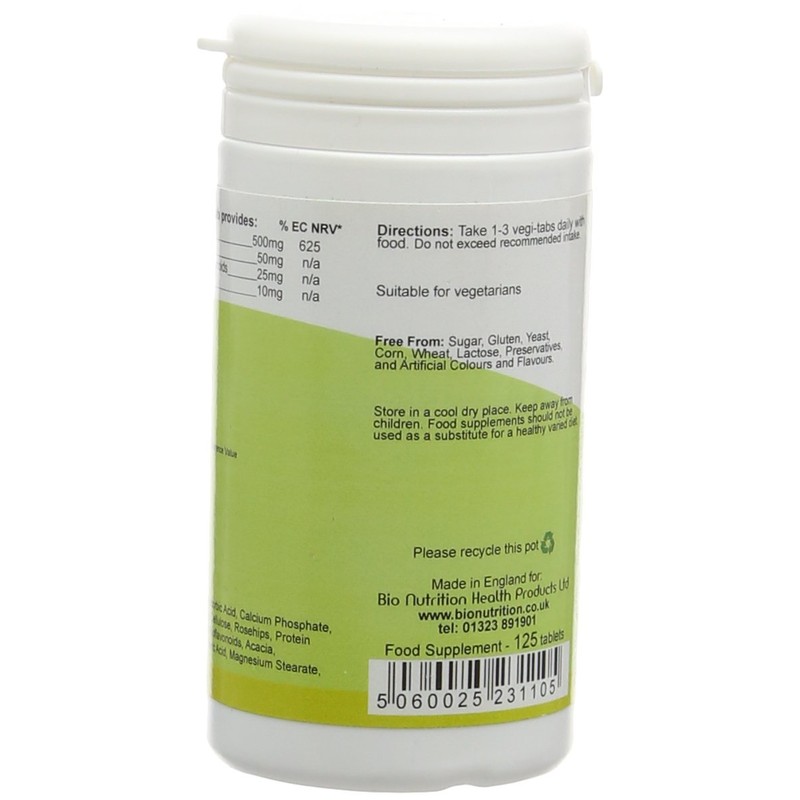 Bio Nutrition Vitamin C 500mg Time Release - Antioxidant Vitamin