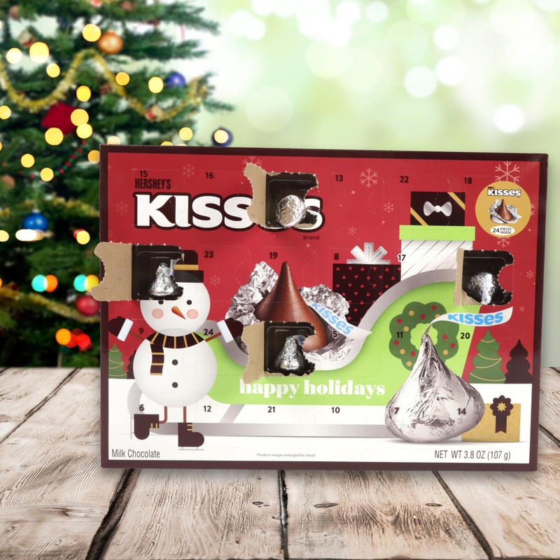2024 Hershey Kisses Advent Calendar, 24-Day Countdown to Christmas with