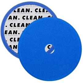 Clean. Foam Polishing Pad – 3 inch Blue, Premium Foam Pad for One-Step Paint Correction, High-Gloss Finish & Swirl Removal – Compatible with Rotary, Dual Action & Forced Rotation Polishers (2 Pack)