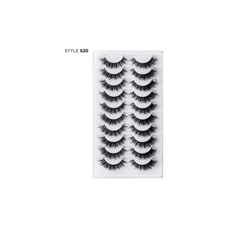 Jglashes - 3d Studio Lash Kit. Paquete Con 10 Pares