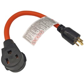 Fullsky FC-L62651 Male L6-20P Lock in Generator to Female 6-50R Welder Adapter, 20Amp to 50Amp Welder Heavy Duty Adapter