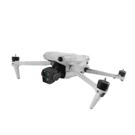 MightySkins Glossy Glitter Skin Compatible with DJI Air 3 - Brushed Aluminium | Protective, Durable High-Gloss Glitter Finish | Easy to Apply