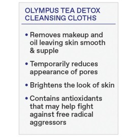 KORRES 2 X Korres Olympus Tea Deep Detox Cleansing Cloths Pack 100 Count  Sealed