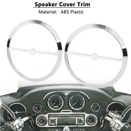 Unbranded Chrome Speaker Cover Trim Grill For Harley Electra Tri Glide Ultra FLHTCUTG 14+