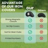 Golf Iron Headcovers Magnetic Printed Embroidered Numbers 11 Pack,Golf Iron