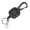 2 PCS Retractable Key Chain High Resiliency 31.5in Frosted Shell
