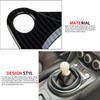 Fewshaw Carbon Fiber Style Manual Gear Shift Panel Cover Trim