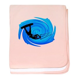 CafePress Kiteboard Baby Blanket, Super Soft Newborn Swaddle