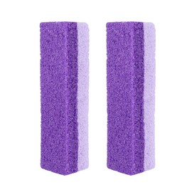Foot Care Exfoliator Pedicure Tool, 2 in 1 Callus Remover and Pumice Pad, Pedicure Stone Scrubber for Smooth Feet, Hands and Body, Exfoliation Tool to Remove Dead Skin (Pack of 2)