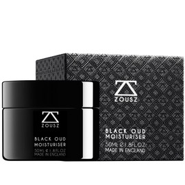 Zousz Black Oud Face Moisturiser for Men – Hydrating & Soothing Face Cream with Aloe Vera & Hyaluronic Acid – Plumping Daily Mens Moisturiser for Smoother, Healthier Skin – 50ml