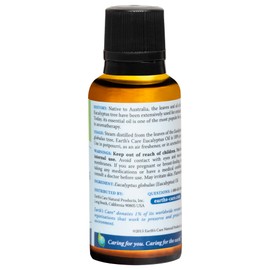 Earth's Care Eucalyptus Oil - 100% Natural Eucalyptus Essential Oil - for Aromatherapy - Steam Distilled - 1 Fl OZ