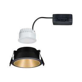 Paulmann Cole Coin Recessed Spotlight 3 Levels Dimmable Diameter 88 mm 1 x 6.5 W 460 Lumen IP44 Splashproof Protection 2700 Kelvin Recessed Light