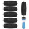 6PCS Foot File Replacement Rollers, Exfoliating Pedicure Machine Grinding Stone