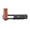 FocusFoto L-Shaped Wooden Handle Grip Quick Release Plate for Panasonic