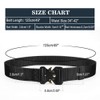 Military Belt, Men Tactical Belt with Quick Release Metal Buckle