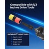 Lug Nut Socket Set 1/2" Drive Impact Half Size Thin