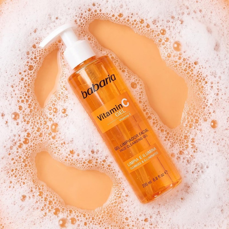 Babaria Gel Limpiador Facial con Vitamina C y AHA 200