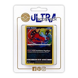 my-booster SWSH045-FR25-UB-046 Yveltal 046/072 Stunning Holo Myboost X Epée et Bouclier, 4.5 Destinées Radieuses, Box of 10 French Pokémon Cards