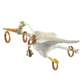 MACKENZIE-CHILDS Patience Brewster 12 Days Christmas Ornament, Christmas Tree Ornament, 5 Golden Rings